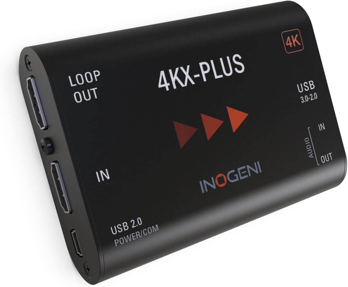 INOGENI 4KX-PLUS – Convertisseur HDMI vers USB 3.0 4K
