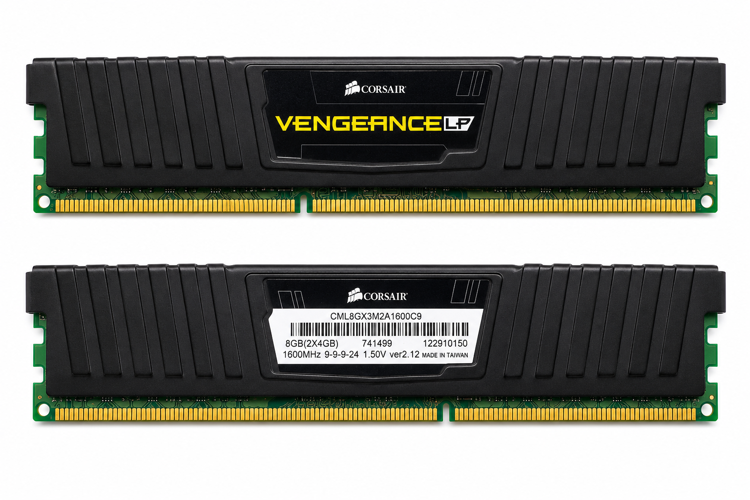 Kit RAM Corsair Vengeance LP 8 Go (2x4 Go) DDR3 1600MHz Low Profile