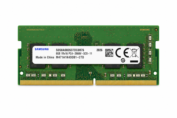 Barrette RAM Samsung 8 Go DDR4 2666MHz SO-DIMM Laptop