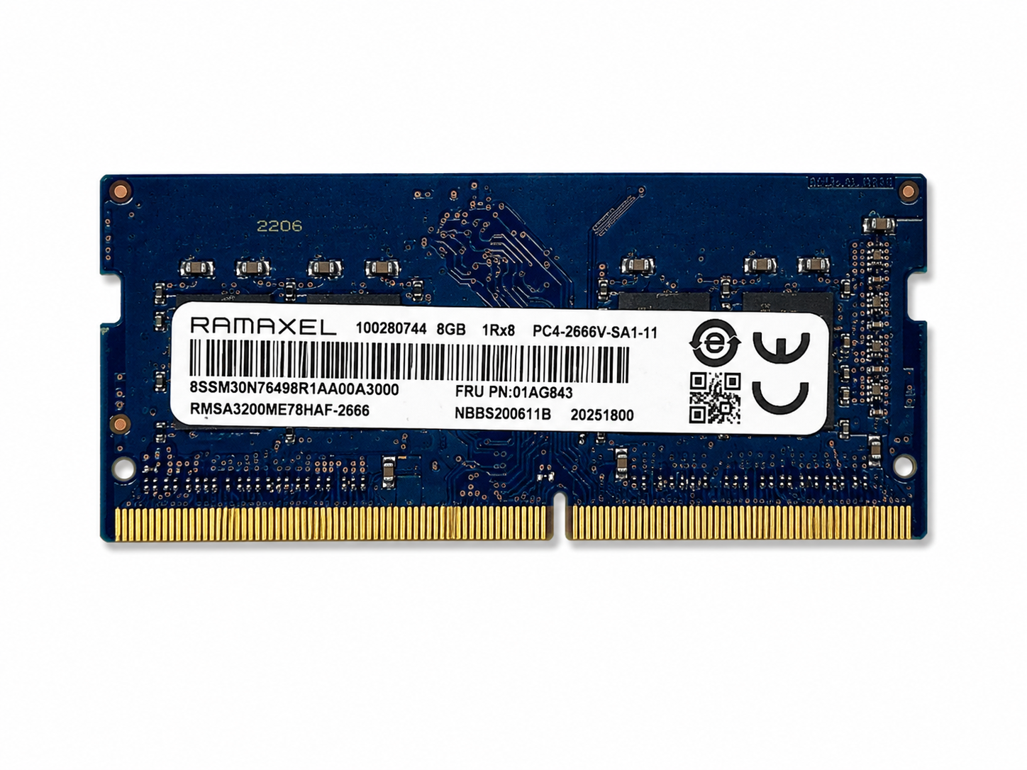 RAMAXEL 8 Go DDR4 SO-DIMM 2666 MHz PC4-2666V Laptop