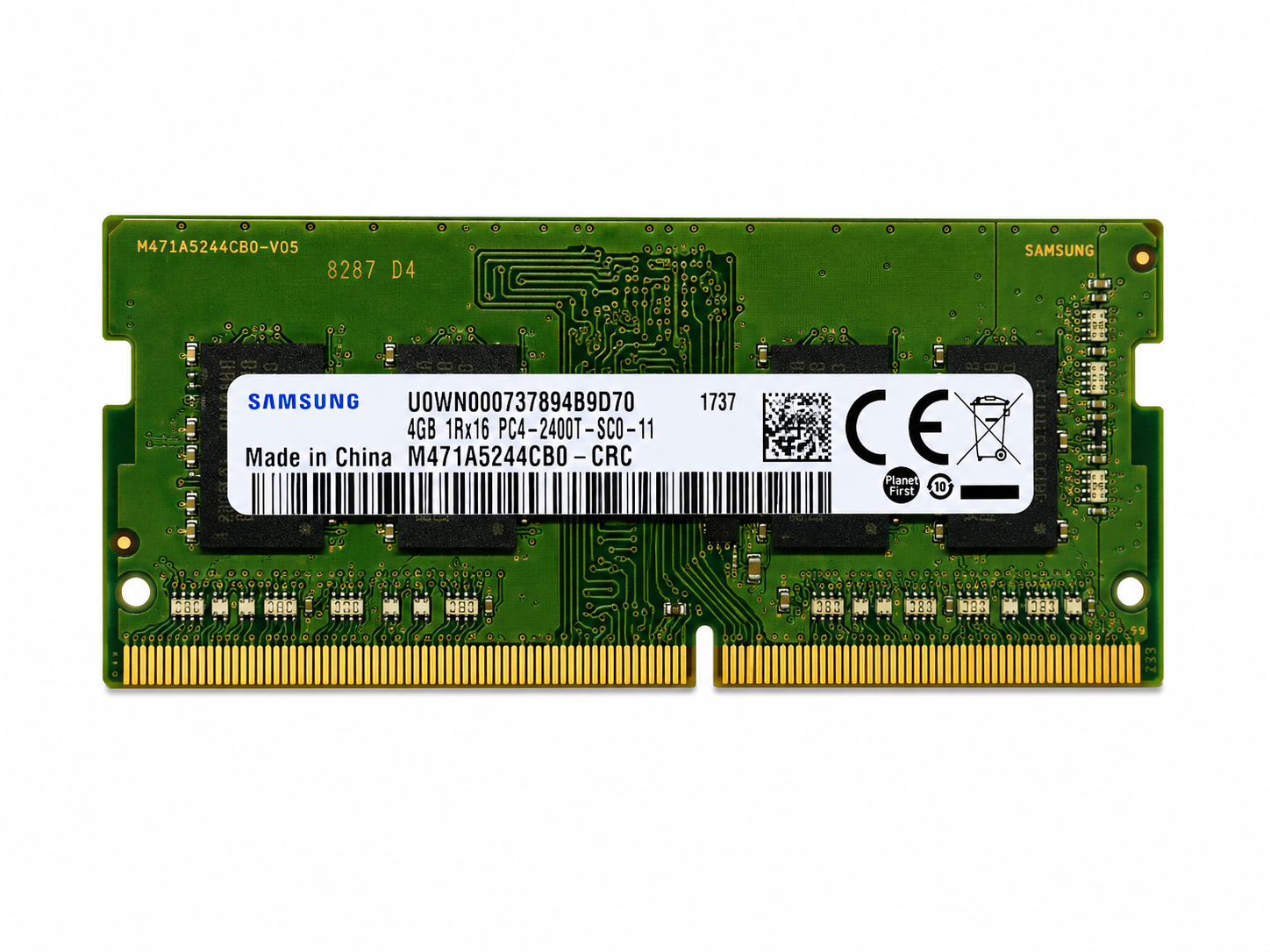 Samsung 4GB DDR4 2400MHz PC4-2400T SO-DIMM RAM Laptop Memory