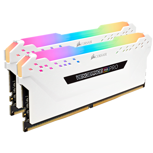 CORSAIR VENGEANCE RGB PRO 2x8Go 3200mhz WHITE